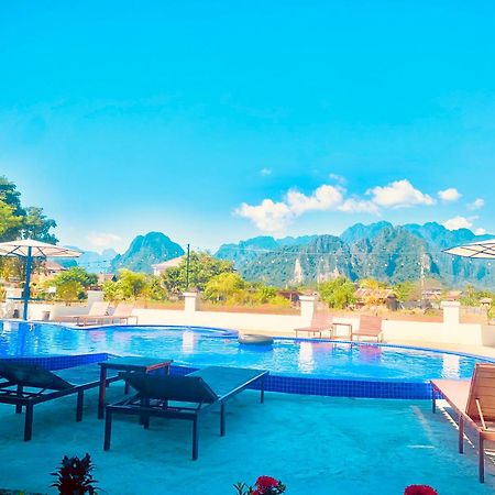 Garden Resort Vang Vieng Exteriér fotografie